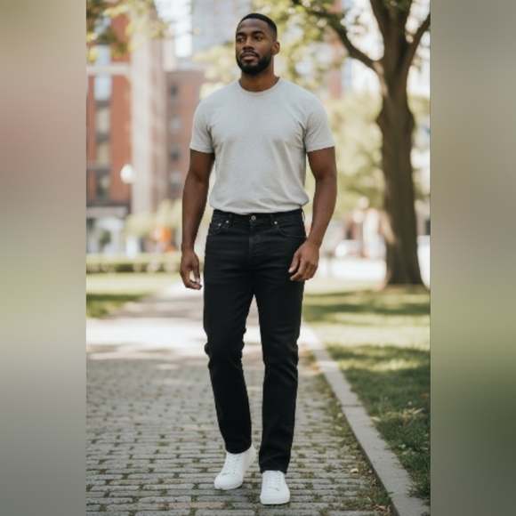 Abercrombie & Fitch Other - Abercrombie & Fitch Men's Jet Black Straight Jeans 34/18 L